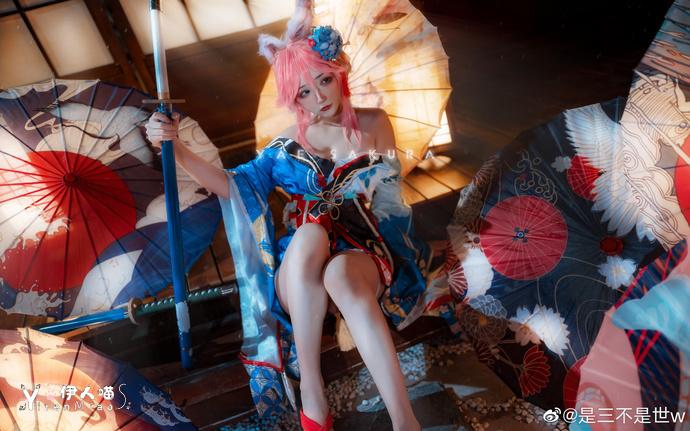 「COSPALY」崩坏3八重樱信花舞伎-16P @是三不是世w
