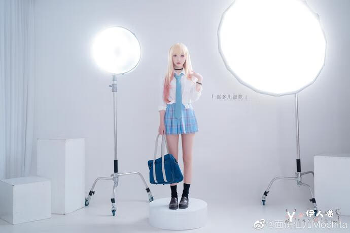 「COSPALY」更衣人偶坠入爱河喜多川海梦-12P @面饼仙儿Mochita