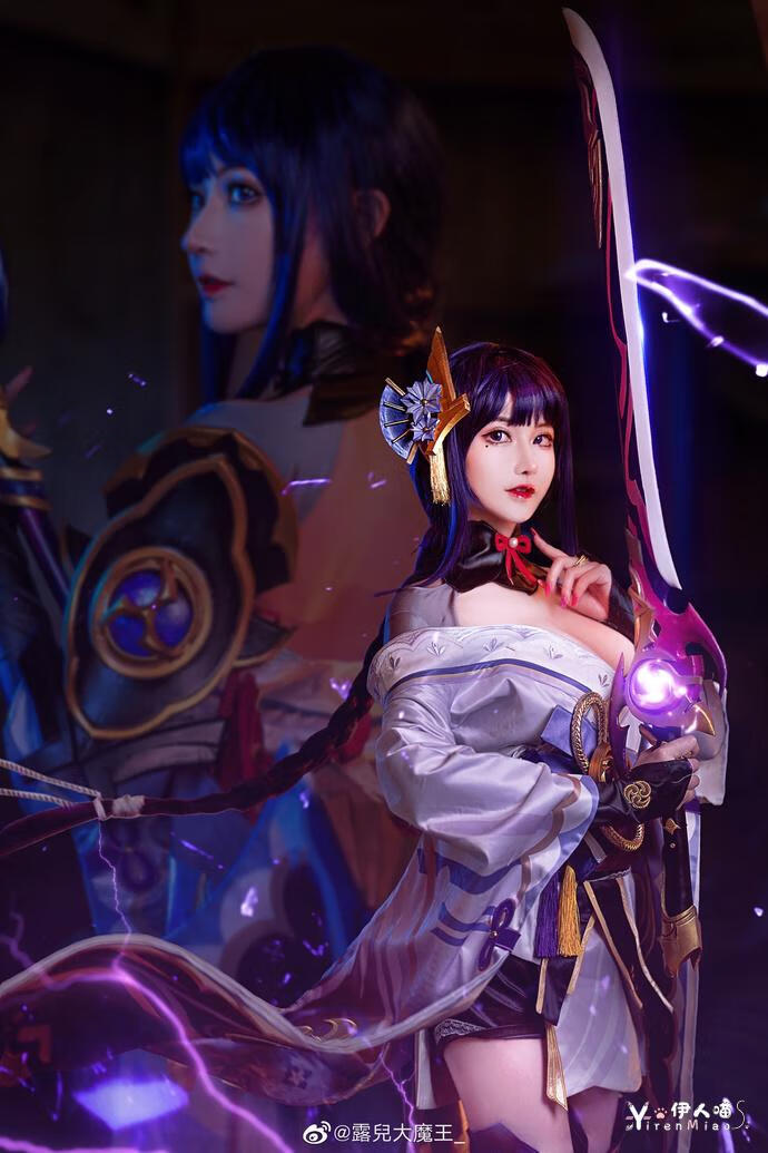 「COSPALY」原神雷电将军-18P @露兒大魔王