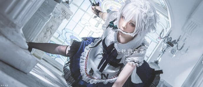 「COSPALY」东方红魔乡十六夜咲夜-12P@铁打萌萌_moi