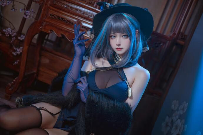 Seya-狮砸-碧蓝航线 柴郡 旗袍 [12P-140MB]