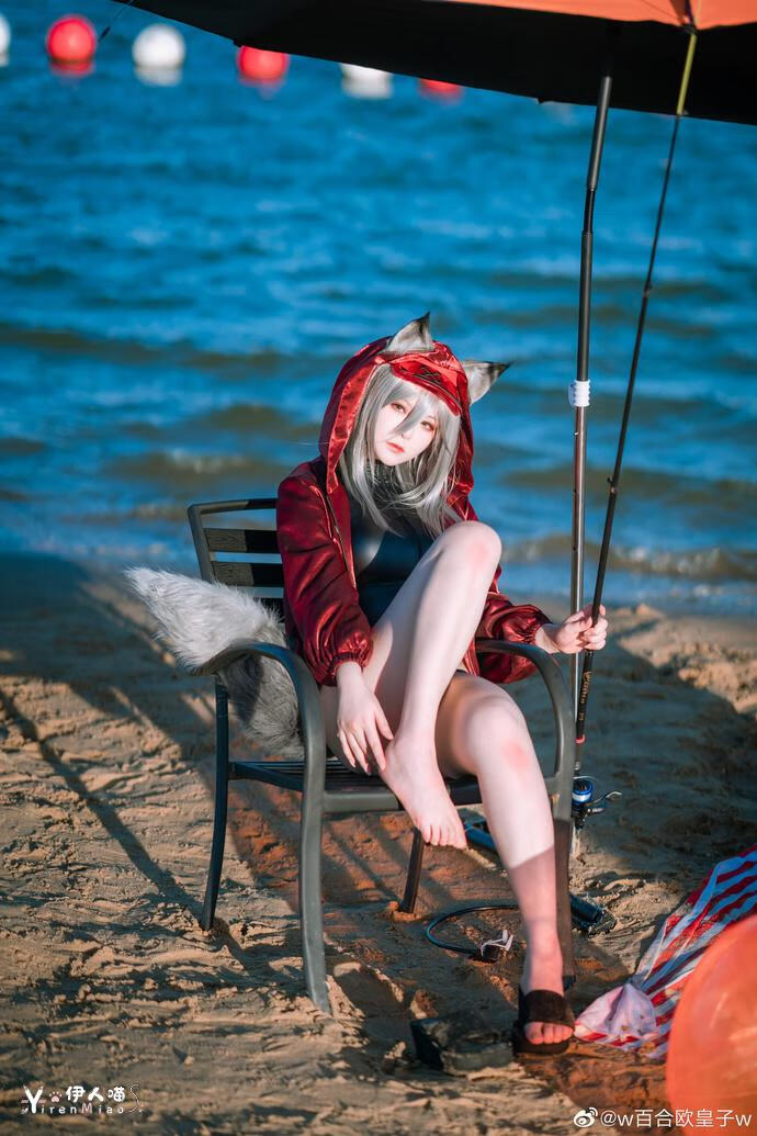 「COSPALY」明日方舟轻风LB01红-12P @w百合欧皇子w