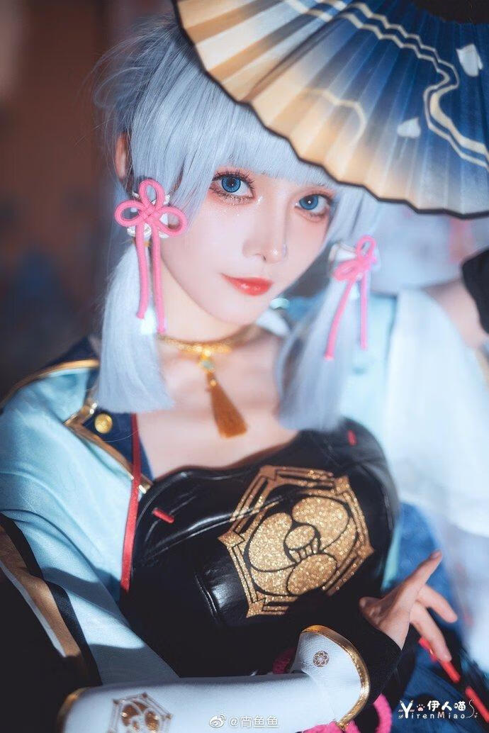 「COSPALY」原神神里绫华-12P @宵鱼鱼