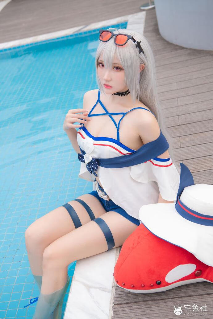 瓜希酱 cosplay作品 斯卡蒂 宅兔社.jpg