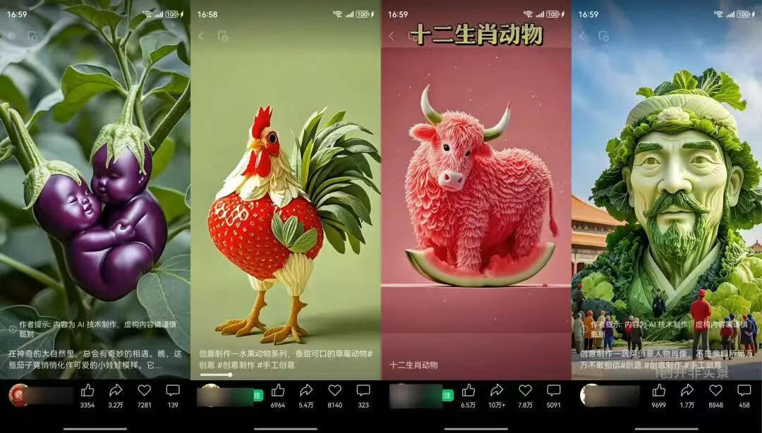 图片[2]-绝绝子！用AI做果蔬造型视频，流量很炸，3分钟教会你（附提示词） - 87副业网-87副业网