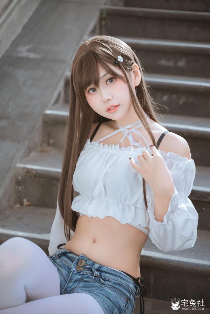 萌芽儿o0 cosplay作品019 邻家小恶魔 (1) 宅兔社.jpg 萌芽儿o0全套作品图合集 胶原蛋白多到爆表的萌妹子!