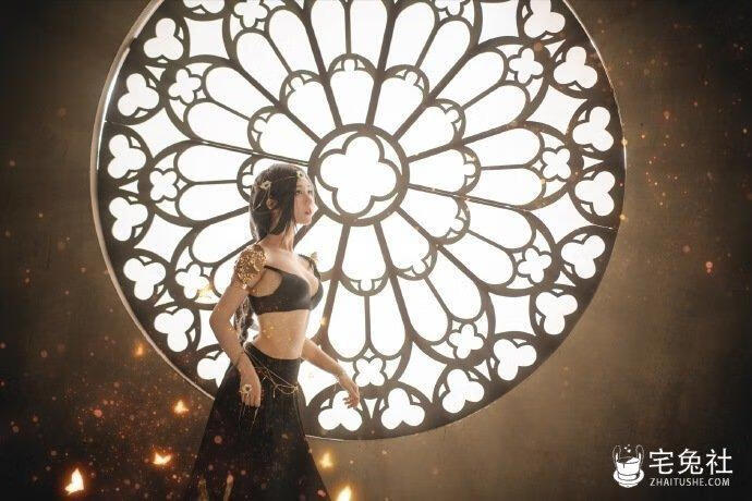 镜酱cosplay作品 鬼刀风铃公主 (3) 宅兔社.jpg