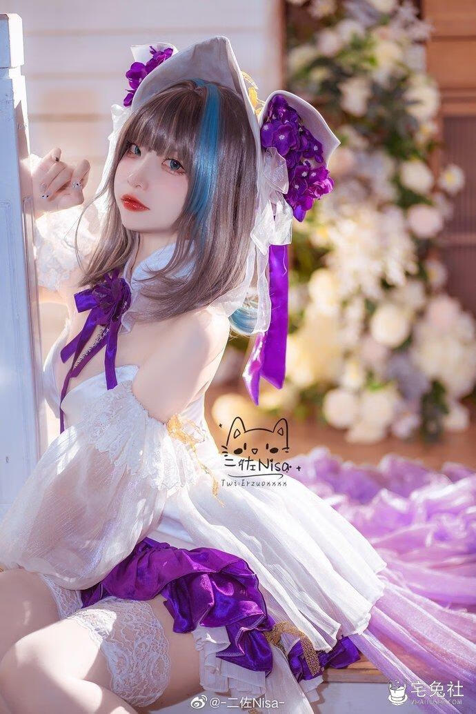 广西表妹二佐nisa柴郡音乐绚烂超萌COS合集