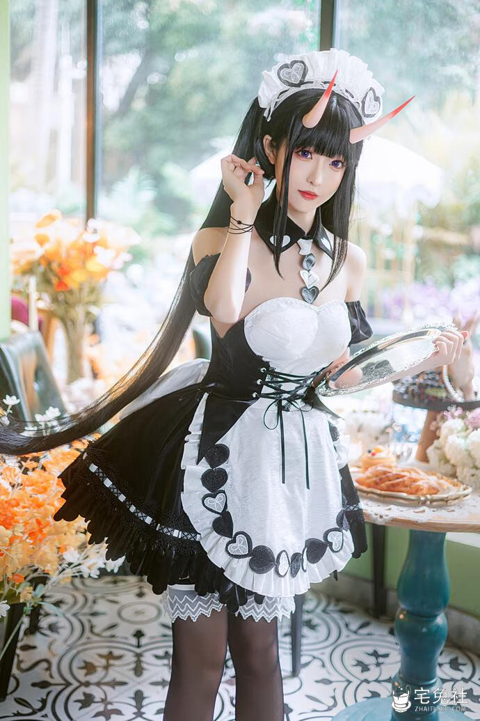 南宫 cosplay作品018 能代女仆 宅兔社.jpg 小南宫zzZ全套作品图合集 清纯与美丽并存的二次元梦幻女神!