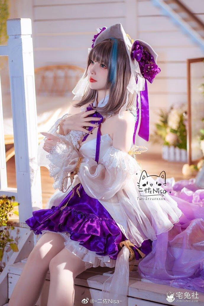 广西表妹二佐nisa柴郡音乐绚烂超萌COS合集