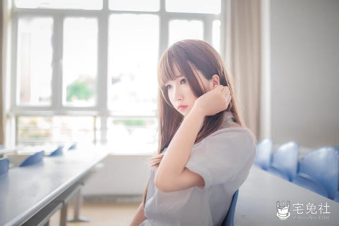 白金saki cosplay作品009 制服黑丝 (1) 宅兔社.jpg 白金Saki全套cos图片合集 B站博主时期的黑历史是什么?