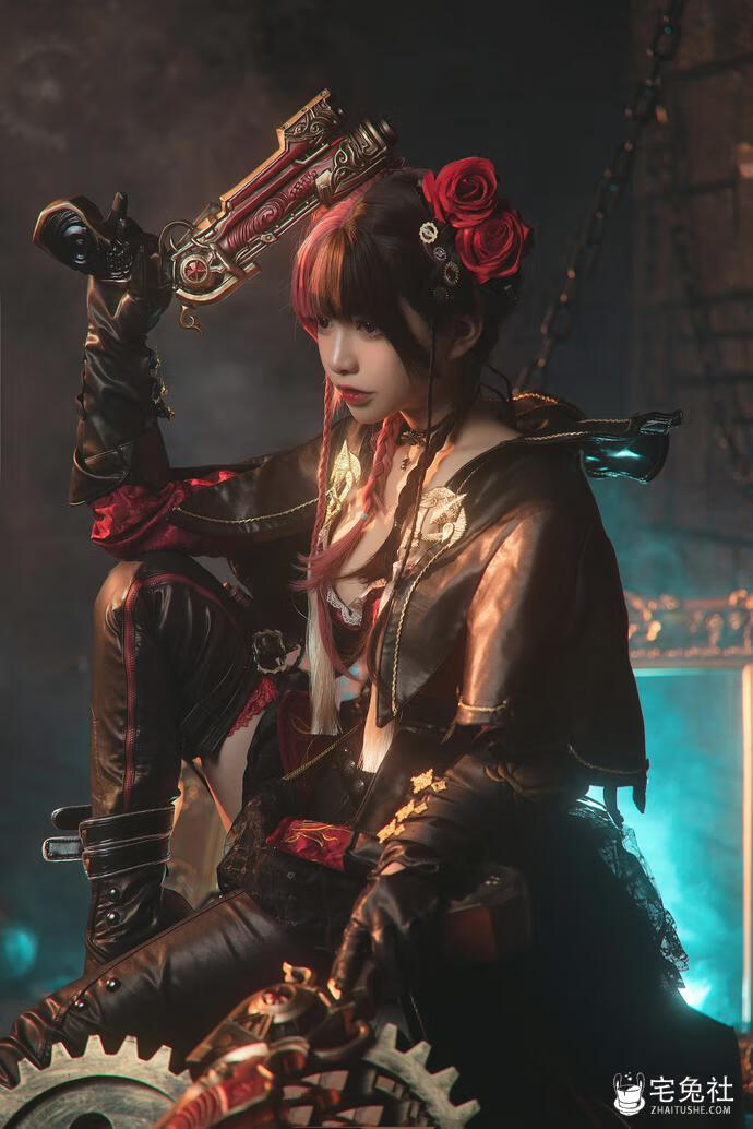 六二二同学 cosplay作品001 天谕手游 炎天 (2) 宅兔社.jpg 六二二同学全套的图片合集 胶衣战斗天使阿丽塔