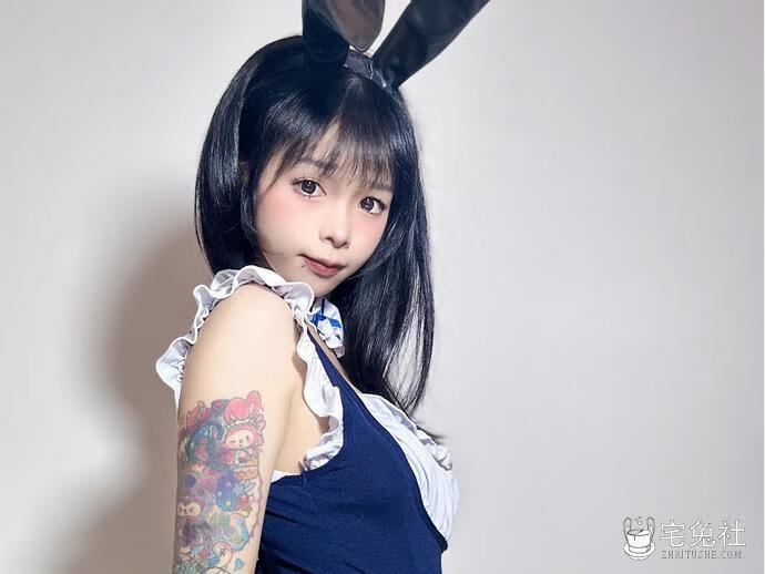 聂傲娇 NO.003 女仆兔女郎.jpg 聂傲娇全套作品图合集 软萌御姐觅圈图片太撩人了!