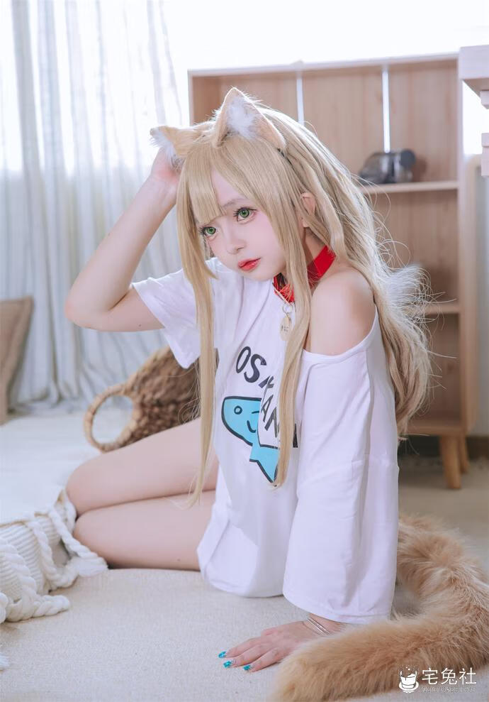 日奈娇 黄豆粉猫娘cos作品合集 宅兔社 (5).jpg 娇艳可爱!童颜日奈娇黄豆粉cos作品与蠢沫沫黄豆粉140P谁更胜一筹?