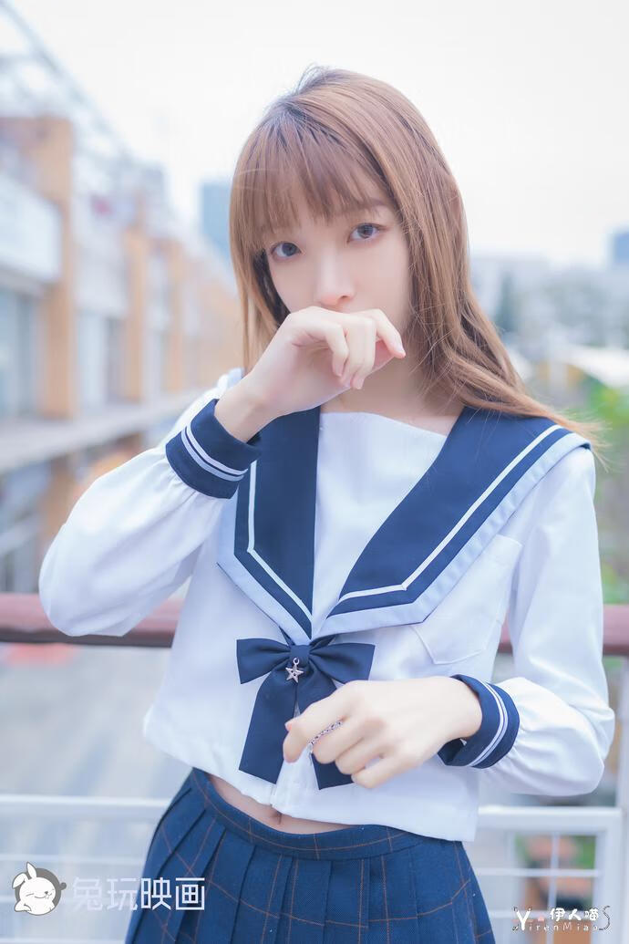 祖木子 cosplay作品024 小清新JK少女 (2) 伊人喵.jpg 网红祖木子好看的图片合集 清纯可人的日系萌妹子