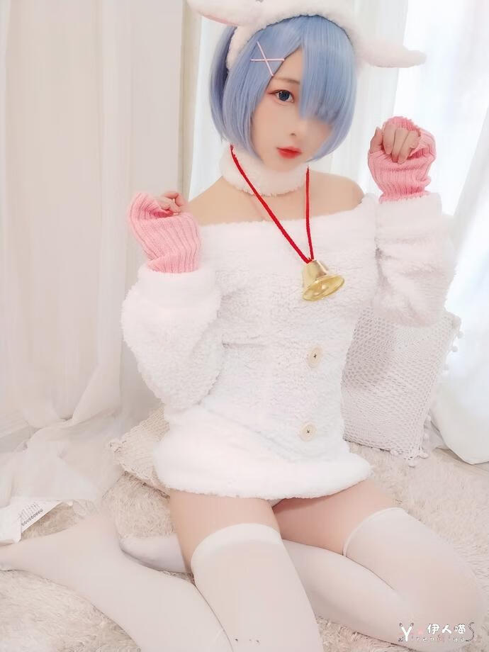 古川 cosplay作品043 蕾姆伊人喵.JPG 时尚博主古川kagura合集里有什么黑历史吗?为什么叫她古鸽?