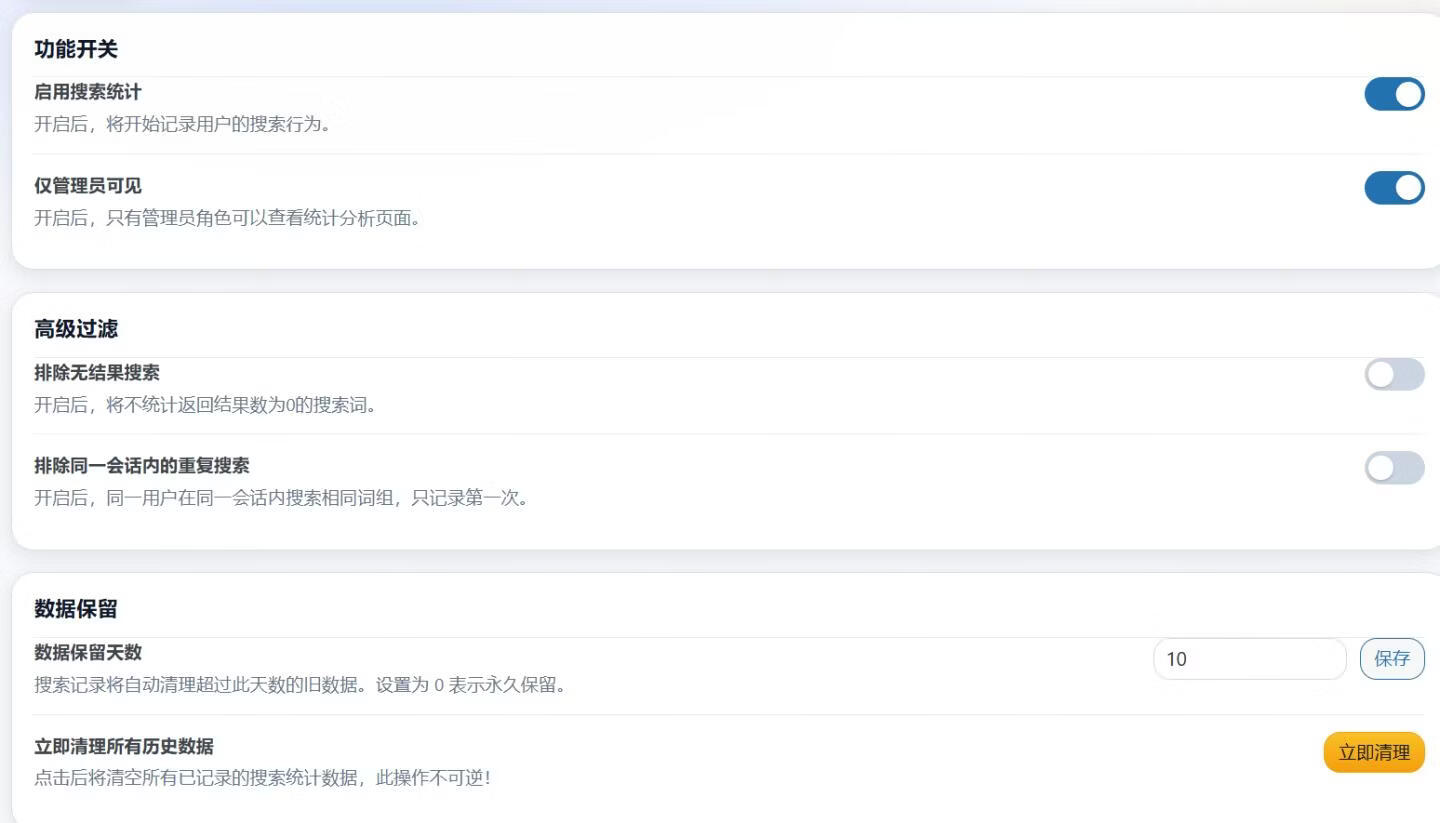 WordPress网站用户搜索结果统计分析插件-Analytics Pro