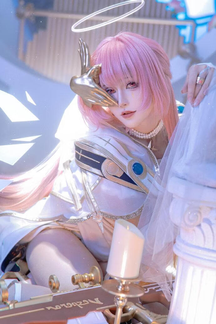 「COSPALY」明日方舟暮星安魂曲蕾缪安-18@小侦探莉莉西