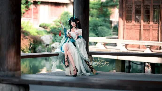 「COSPALY」明日方舟终末地青玉砚夕-15@思涼poi