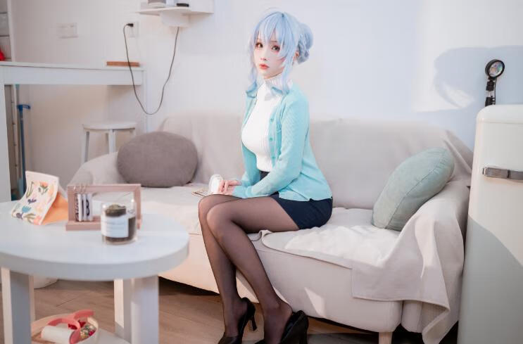 rioko凉凉子小姐姐的《雪女》cosplay带你进入神话世界!插图1 rioko凉凉子小姐姐的《雪女》cosplay带你进入神话世界!插图1