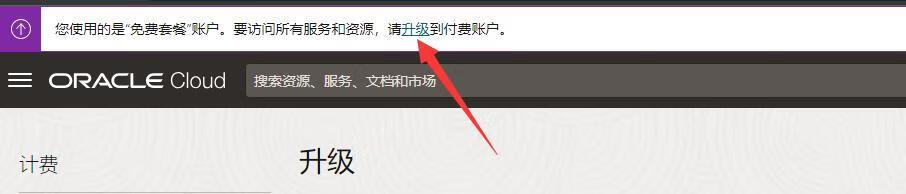 甲骨文云(Oracle Cloud)升级付费账户,免费云服务器不再被停用了