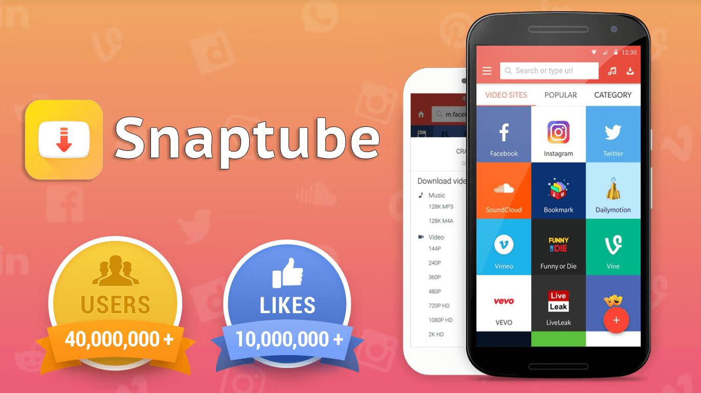 SnapTube v7.22.0.72050510 MOD APK (VIP Unlocked/AD-Free)-微分享自媒体驿站