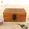 

[Jingdong supermarket] green reed zakka solid wood series with a small wooden box storage box old wooden color