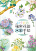 

12个月的秘密花语水彩手绘