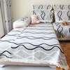 

[Jingdong supermarket] green reed chenille non-slip sofa towel water ripple 90 * 240