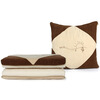 

[Jingdong supermarket] car house (ICAROOM) car pillow T-111D-2 hollow cotton office furniture pillow light gray