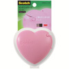 

3M Sihao 810 Invisible Tape Love Handheld Cutter Tape / Sealing Tape / Tape Block / Cutter Sakura Red 1 Pack