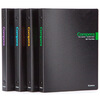 

COMIX) A5 30 pages PP loose-leaf clip / Notepad 20 holes color random 1 office stationery CRA5307
