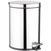 

Jingdong Supermarket] family foot safety stainless steel (12L) trash bin 21317