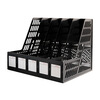 

Effective (deli) 9835 five plastic file box gray