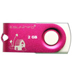 

Yisheng DWP-202 pink rotating p-pink colour 2G U disk