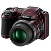 

Nikon COOLPIX L820 Telephoto Digital Camera Burgundy 165 megapixel 3 inch screen 30x optical zoom 225mm wide angle