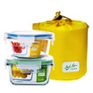 

400ml 450ml oven microwave oven for lunch boxes RL2-02B send yellow packets