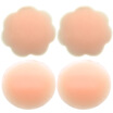 

Yizi YZZ-03 Silicone Stealth Seamless T-Shirt Wedding Swim Bust Waterproof Breathable Anti-bumps Nipple Sticks Round Plum Blossom Two Pair Set