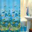 Joy Collection Green Leaf Peva Waterproof Printing Shower Curtain Dolphin 180 joy collection kopen in de aanbieding