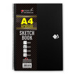 

Kaiser KAISA KS-00752 A4 110g European standard black PP surface coil Spiral sketch 210 × 297mm 60 sheets