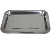 

Red camp barbecue stainless steel food plate rectangular food tray fruit plate barbecue grill grill essential