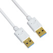 

Sanba SANBAO SU-R01 usb30 AM AM Gold-plated version of the data line mobile hard drive line to the public extension cable 1M white
