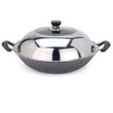 

Jingdong supermarket the United States kitchen maxcook cast iron pan 36cm TG-136 with cap can be used in the induction cooker no coated iron shovel