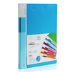 

Deli 5375 beautiful color series folder 8 inch long clip board clip blue single loaded