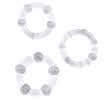 3PcsSet Men Round Penis Time Delay Rings Bead Sexual Stimulation Adult Products