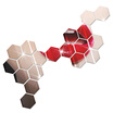 Great Power Star 12Pcs Hot Modern Design Adhesive Hexagonal 3D Diy Acrylic Wall Mirror Stickers For Room Bedroom Kitchen Bathroom Stick Decal great power star kopen in de aanbieding Great Power Star 12Pcs Hot Modern Design Adhesive Hexagonal 3D Diy Acrylic Wall Mirror Stickers For Room Bedroom Kitchen Bathroom Stick Decal great power star kopen in de aanbieding