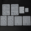 213Pcs DIY Silicone Earring Pendant Mold Jewelry Resin Mould Kit Casting Craft Tool Set