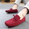 Cómodo zapatos de los hombres ocasionales zapatos de guisantes matorrales de cuero otoño nuevos zapatos ocasionales marea perezosos zapatos de los hombres de verano