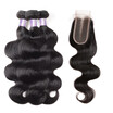 Ishow 8A Body Human Hair Weave 3 Bundles With 24 Lace Closure Brazilian ishow kopen in de aanbieding