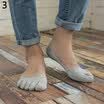 1Pair Mens Cotton Non-slip Invisible Peds Socks Low Cut No Show Toe Socks